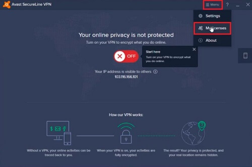 licencias Avast Secureline VPN
