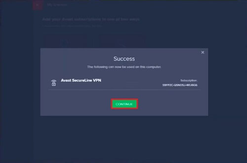 activar Avast Secureline VPN seriales